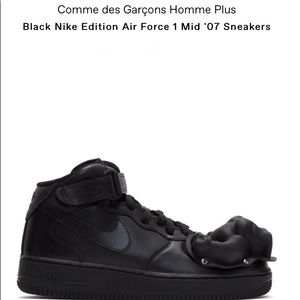 COMME DES GARÇON X NIKE AF1 DINOSAUR MID BLACK
